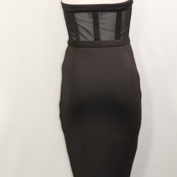 Sheer Black Halter Dress - Picture 10 of 12